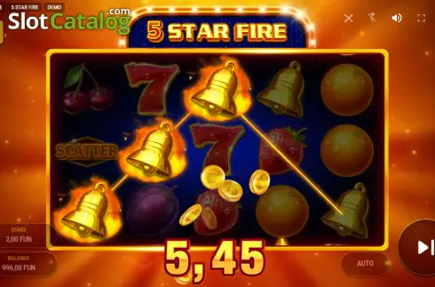 Οθόνη3. 5 Star Fire Κουλοχέρης