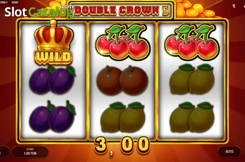 Οθόνη3. Double Crown 5 Κουλοχέρης