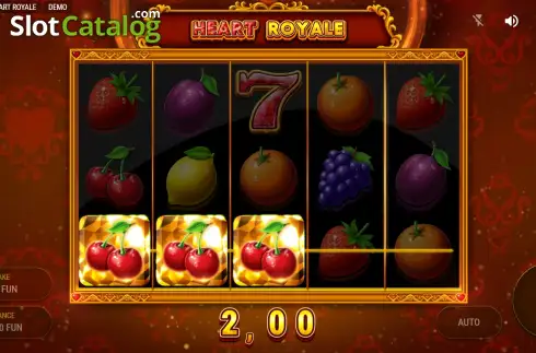 Οθόνη3. Heart Royale Κουλοχέρης