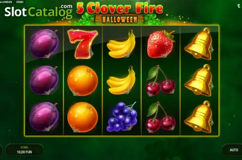 Οθόνη2. 5 Clover Fire Halloween Κουλοχέρης