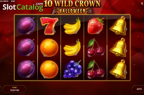 Οθόνη2. 10 Wild Crown Halloween Κουλοχέρης