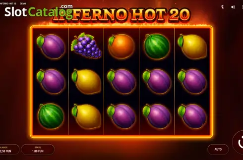 Οθόνη2. Inferno Hot 20 Κουλοχέρης