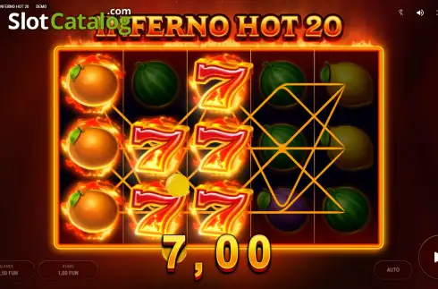 Οθόνη3. Inferno Hot 20 Κουλοχέρης