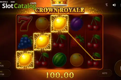 Οθόνη3. Crown Royale Κουλοχέρης