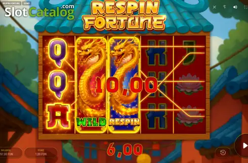 Οθόνη3. Respin Fortune Κουλοχέρης
