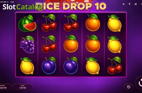 Οθόνη2. Dice Drop 10 Κουλοχέρης