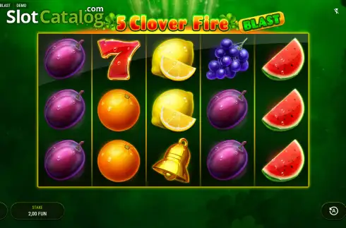 Οθόνη2. 5 Clover Fire Blast Κουλοχέρης 