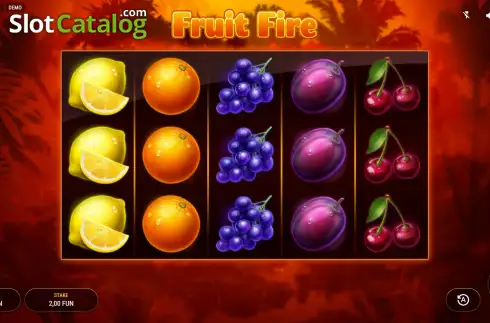 Οθόνη2. Fruit Fire Κουλοχέρης