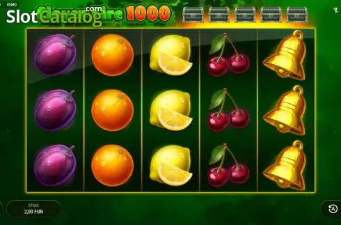Οθόνη2. Clover Fire 1000 Κουλοχέρης