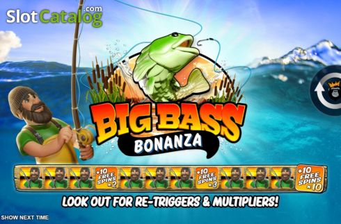 Οθόνη2. Big Bass Bonanza Κουλοχέρης