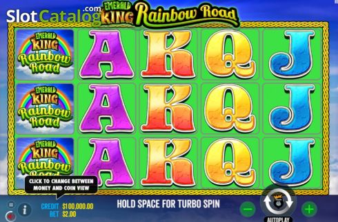 Οθόνη3. Emerald King Rainbow Road Κουλοχέρης