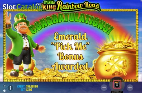 Οθόνη4. Emerald King Rainbow Road Κουλοχέρης