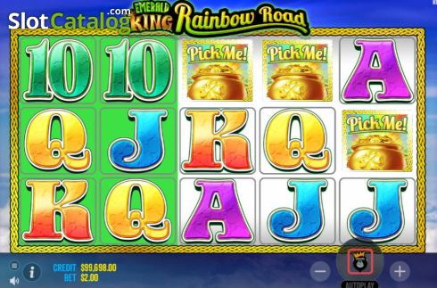 Οθόνη5. Emerald King Rainbow Road Κουλοχέρης