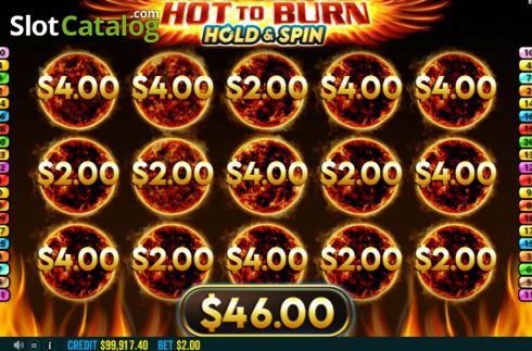 Οθόνη9. Hot To Burn Hold And Spin Κουλοχέρης