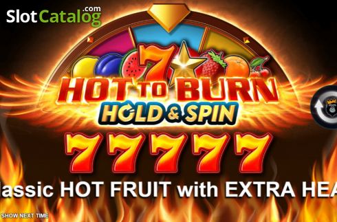 Οθόνη2. Hot To Burn Hold And Spin Κουλοχέρης
