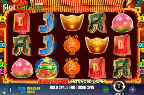 Οθόνη3. Dragon Hot Hold and Spin Κουλοχέρης