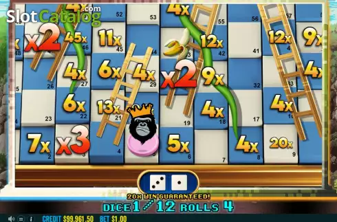 Οθόνη9. Snakes and Ladders Megadice Κουλοχέρης