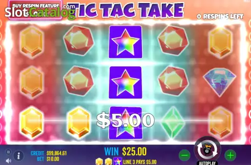 Οθόνη4. Tic Tac Take Κουλοχέρης
