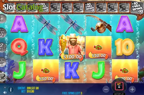 Οθόνη7. Big Bass Splash Κουλοχέρης
