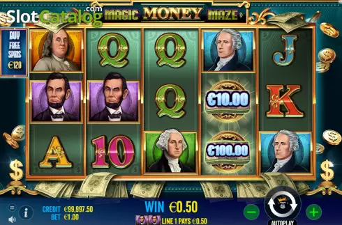 Οθόνη4. Magic Money Maze Κουλοχέρης