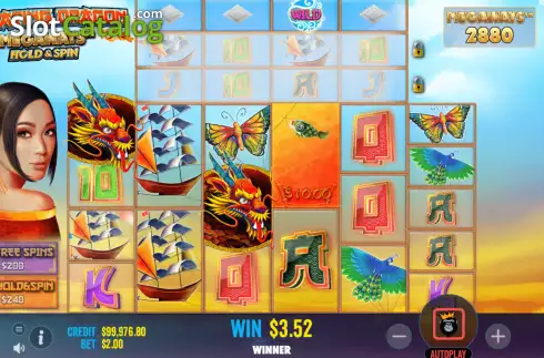 Οθόνη5. Floating Dragon Megaways Κουλοχέρης