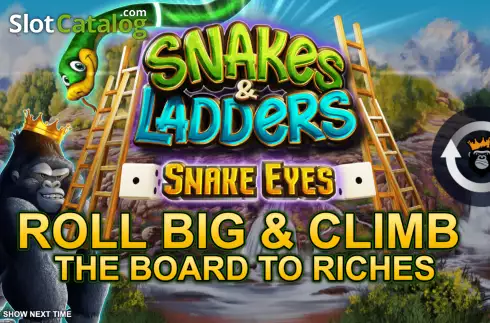 Οθόνη2. Snakes and Ladders Snake Eyes Κουλοχέρης 