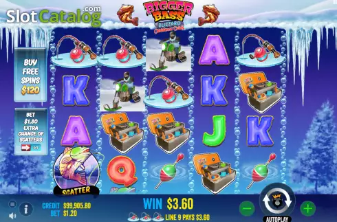 Οθόνη4. Bigger Bass Blizzard - Christmas Catch Κουλοχέρης