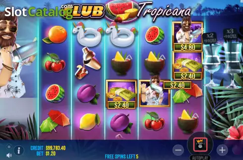 Οθόνη8. Club Tropicana Κουλοχέρης