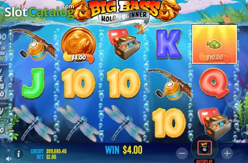 Οθόνη4. Big Bass Bonanza Hold and Spinner Κουλοχέρης