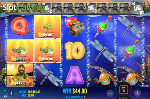 Οθόνη9. Big Bass Bonanza Hold and Spinner Κουλοχέρης