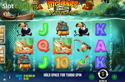 Οθόνη3. Big Bass Amazon Xtreme Κουλοχέρης