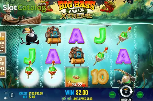 Οθόνη4. Big Bass Amazon Xtreme Κουλοχέρης