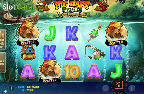 Οθόνη5. Big Bass Amazon Xtreme Κουλοχέρης