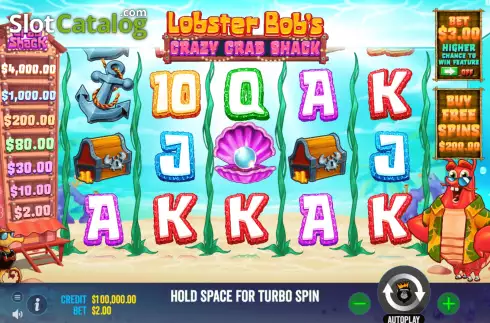 Οθόνη3. Lobster Bob’s Crazy Crab Shack Κουλοχέρης