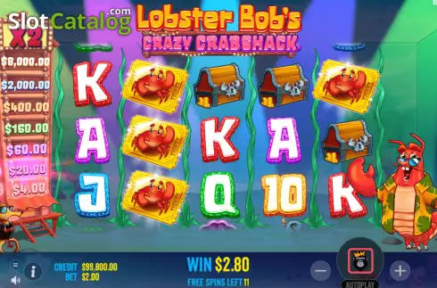 Οθόνη7. Lobster Bob’s Crazy Crab Shack Κουλοχέρης