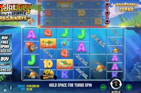 Οθόνη3. Big Bass Hold and Spinner Megaways Κουλοχέρης