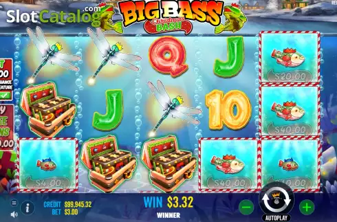 Οθόνη4. Big Bass Christmas Bash Κουλοχέρης