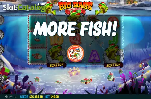 Οθόνη7. Big Bass Christmas Bash Κουλοχέρης
