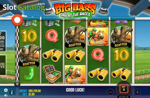 Οθόνη4. Big Bass Day At The Races Κουλοχέρης 