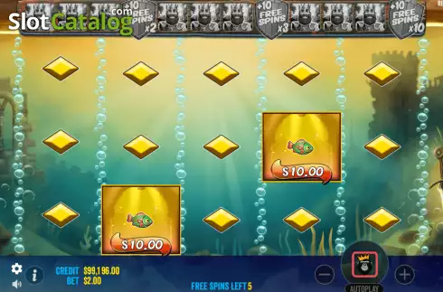 Οθόνη5. Big Bass Secrets of the Golden Lake Κουλοχέρης