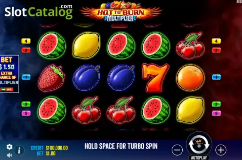 Οθόνη2. Hot to Burn Multiplier Κουλοχέρης