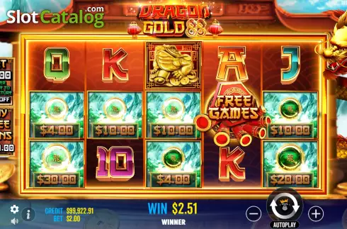 Οθόνη4. Dragon Gold 88 Κουλοχέρης