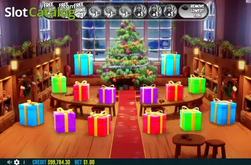 Οθόνη9. Big Bass Xmas Xtreme Κουλοχέρης