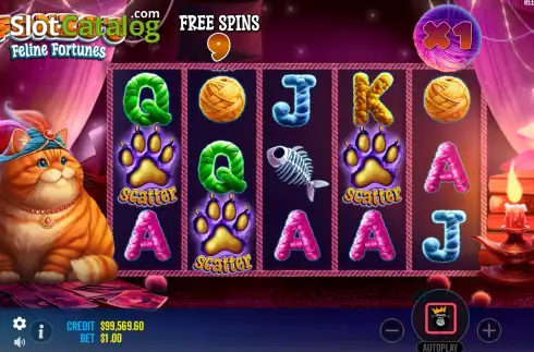 Οθόνη8. Fonzo’s Feline Fortunes Κουλοχέρης 