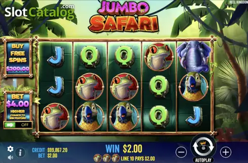 Οθόνη6. Jumbo Safari Κουλοχέρης