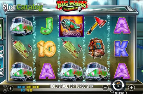 Οθόνη2. Big Bass Halloween 3 Κουλοχέρης