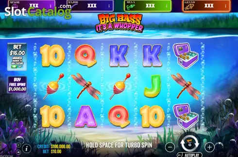 Οθόνη2. Big Bass It’s a Whopper – Big Bass Jackpot Bonanza Κουλοχέρης