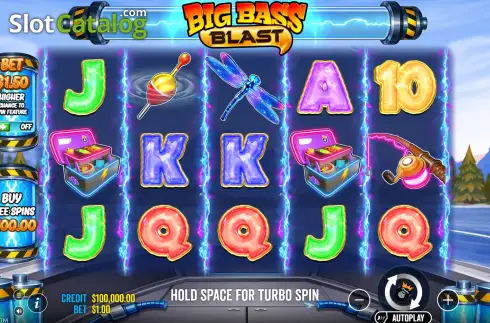 Οθόνη2. Big Bass Blast Κουλοχέρης