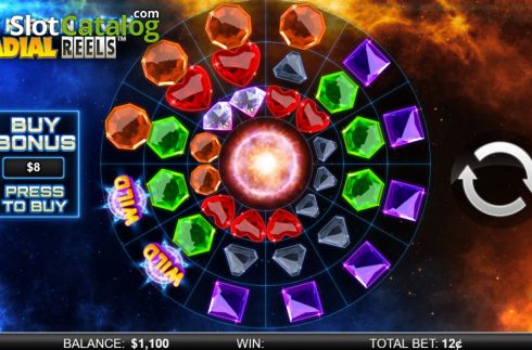 Οθόνη2. Hypernova Radial Reels Κουλοχέρης
