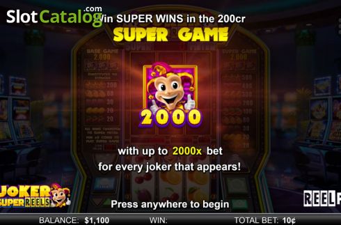 Οθόνη2. Joker Super Reels Κουλοχέρης